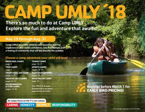 Upper Main Line YMCA - Summer Camp Guide