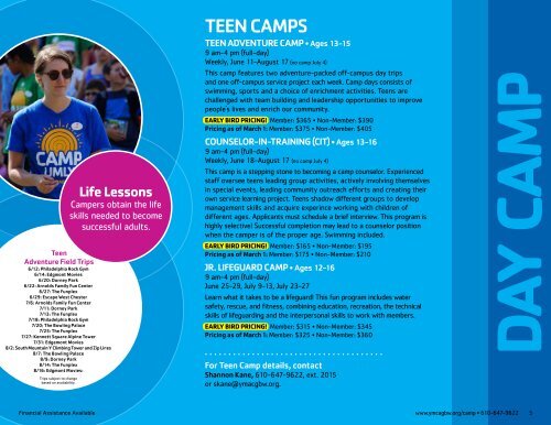 Upper Main Line YMCA - Summer Camp Guide