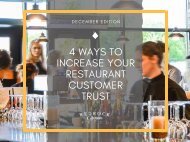 4 ways to increase your restaurant customer trust