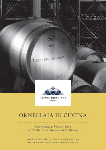 Ornellaia in Cucina