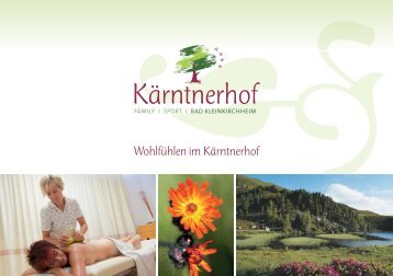 Wellnessfolder Kärntnerhof