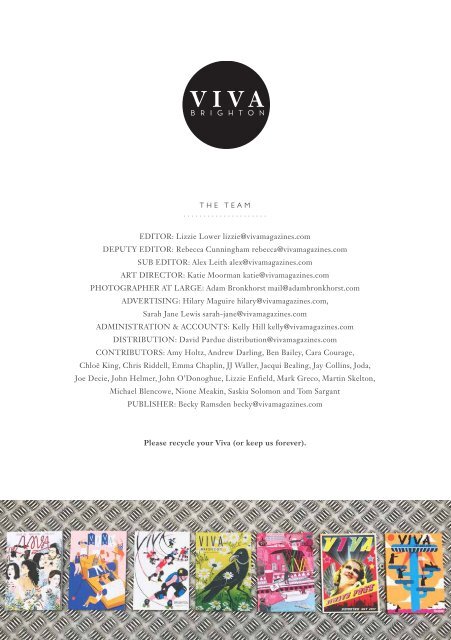 Viva Brighton Issue #59 January 2018