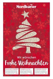 Weihnachtsbeilage Malchin 2017