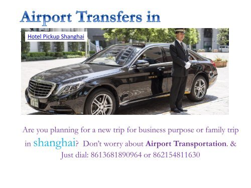 Airport Transfer Service in Pudong