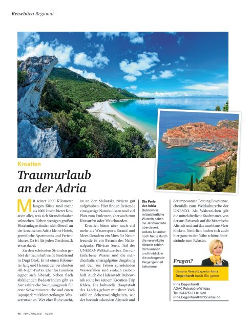 ADAC Urlaub-Januar Ausgabe 2018_Berlin-Brandenburg