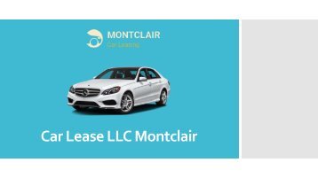 Car Lease LLC Montclair