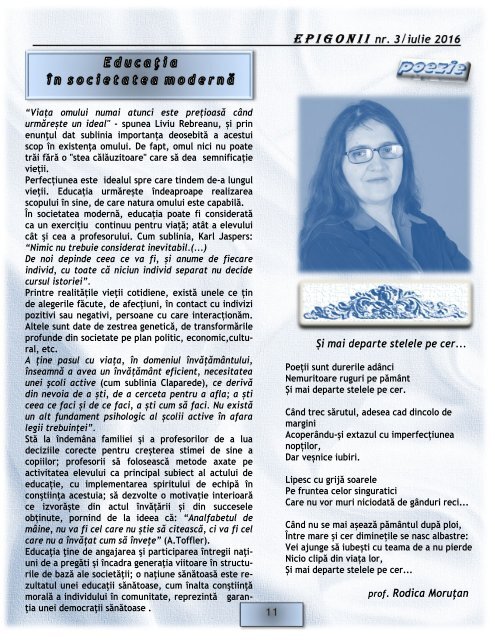 EPIGONII 3 C iulie 2016