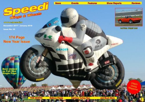 Speedi Wings & Wheels Magazine - December 2017 / January 2018 Issue