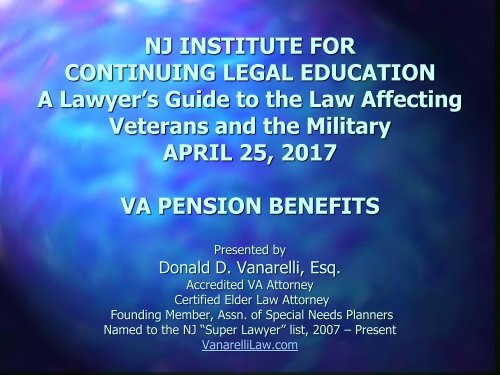 VA Pension Benefits