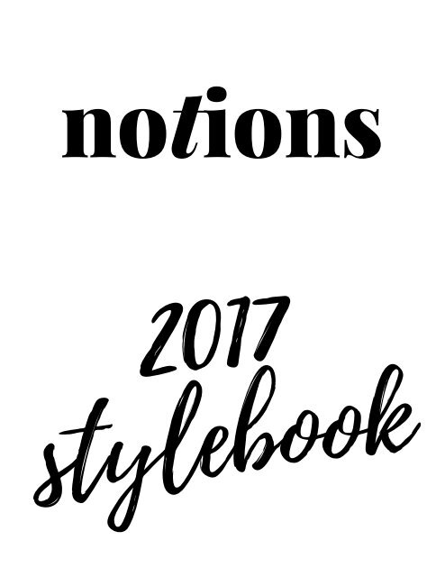 Notions Stylebook 2017