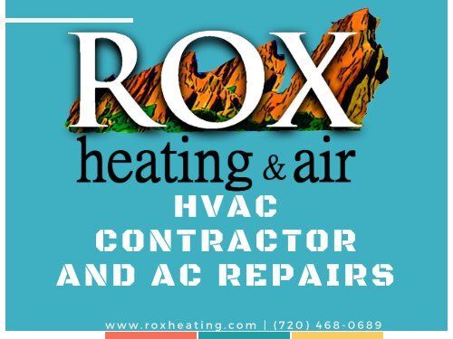 HVAC Contractor and Air Conditioning Repairs