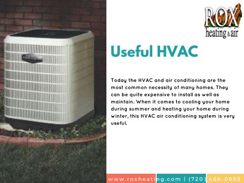 HVAC Contractor and Air Conditioning Repairs