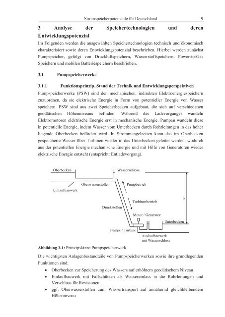 Stromspeicherpotenziale für Deutschland - Zentrum für ...