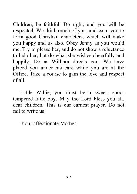 An Appeal to the Youth - Ellen G. White