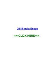 2018 india essay