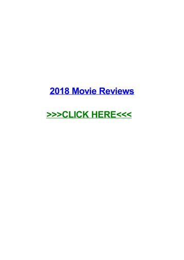 2018 movie reviews