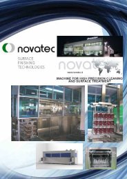 Ultrasonic cleaning machine - PLURITANK - NOVATEC srl - Surface Finishing  Technology - immersion / automatic / process