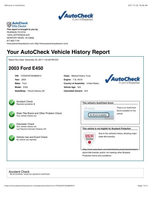 Violet Hill Mobile Fashion Boutique/Coast Mountain Bus Company S048 Vehicle History Report