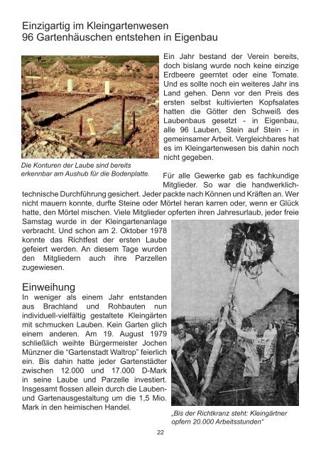 Festschrift Gartenstadt Citydruck