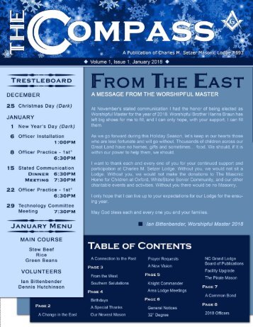 The Compass, Volume 1, Issue 1, January 2018