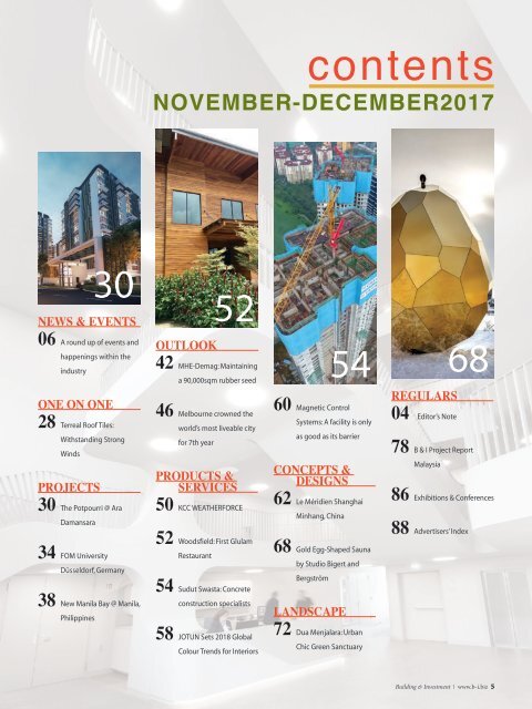 Building Investment (Nov - Dec 2017)