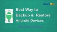 Best Way to Backup & Restore Android Devices