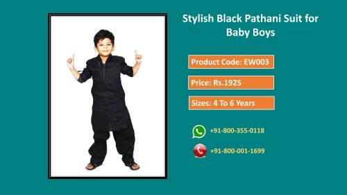 Designer Kurta Pajama for Children Online | Kids Ethnic Dresses