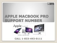 1-833-493-0111 Apple Macbook Pro Support Number