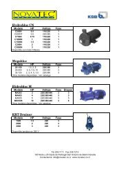 Brochure Novatec KSB