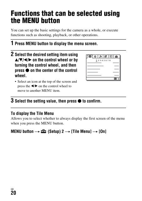 Sony ILCE-7S - ILCE-7S Mode d'emploi Ukrainien