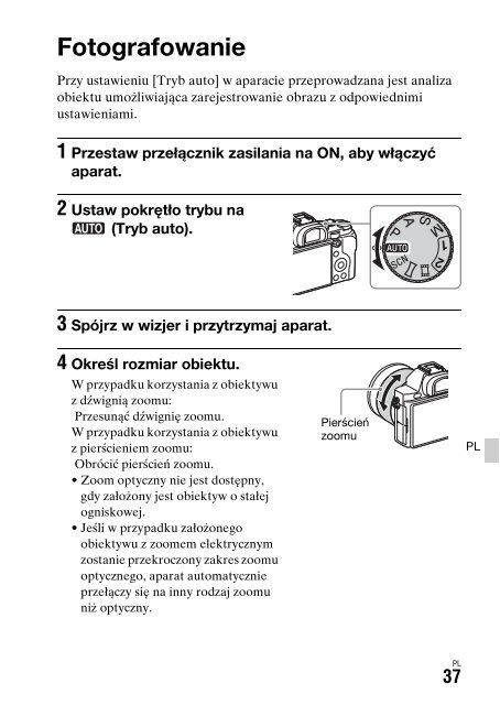 Sony ILCE-7S - ILCE-7S Mode d'emploi Ukrainien