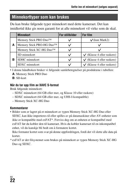 Sony ILCE-7S - ILCE-7S Mode d'emploi Ukrainien