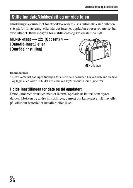 Sony ILCE-7S - ILCE-7S Mode d'emploi Ukrainien