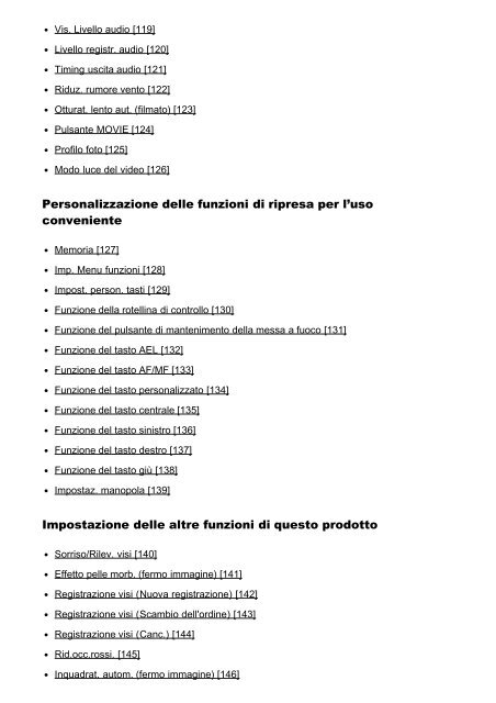 Sony ILCE-7S - ILCE-7S Manuel d'aide Italien