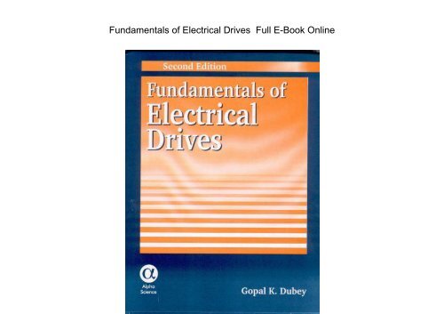 Fundamentals of Electrical 