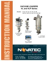 VTB Series Vacuum Take-Off Box - Novatec, Inc.