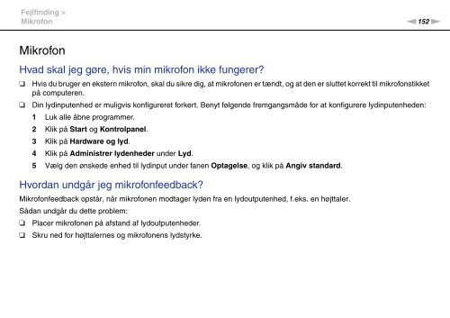 Sony VPCEB3E4R - VPCEB3E4R Mode d'emploi Danois