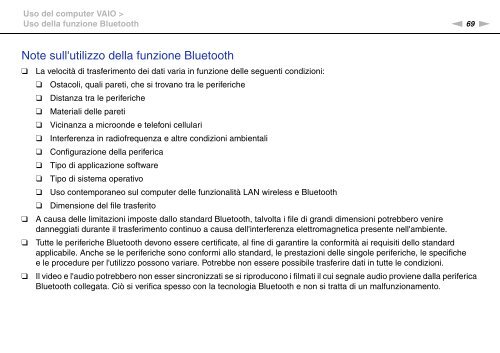Sony VGN-NW20EF - VGN-NW20EF Mode d'emploi Italien