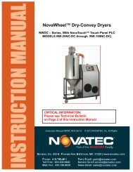 NovaWheel™ Dry-Convey Dryers - Novatec, Inc.