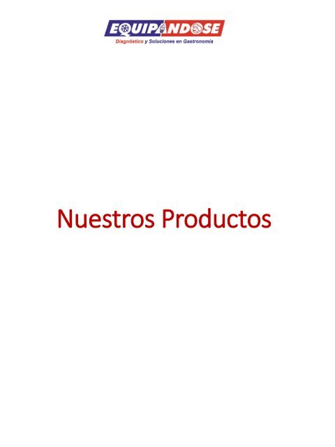 Nuestros Productos