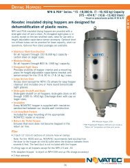 Novatec insulated drying hoppers are designed for ... - Novatec, Inc.