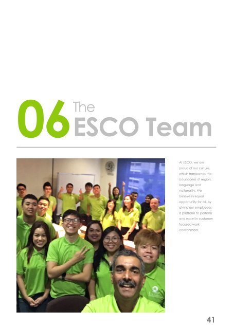 ESCO Company Profile 