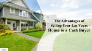 Why Sell Your Las Vegas Home to a Cash Buyer?