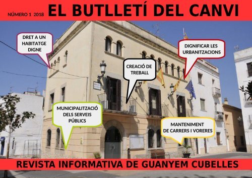 BUTLLETÍ GUANYEM CUBELLES