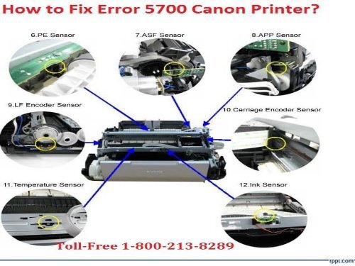 fix Canon Printer Error 5700 by dialing 1-800-213-8289