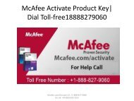 McAfee com Activate Product Key