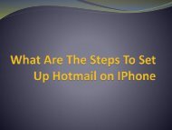 What Are The Steps To Set Up Hotmail on IPhone