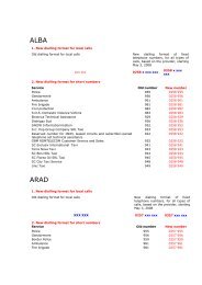 New dialling of fixed telephone numbers by counties - Ancom