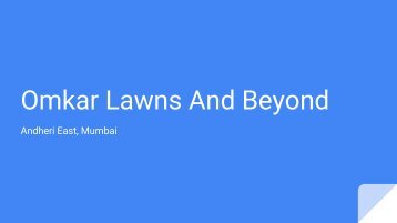 Omkar Lawns And Beyond  