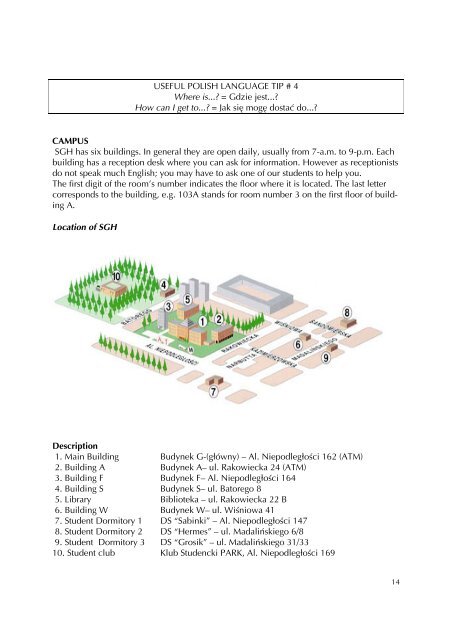 How to Study at SGH - Szkoła Główna Handlowa w Warszawie